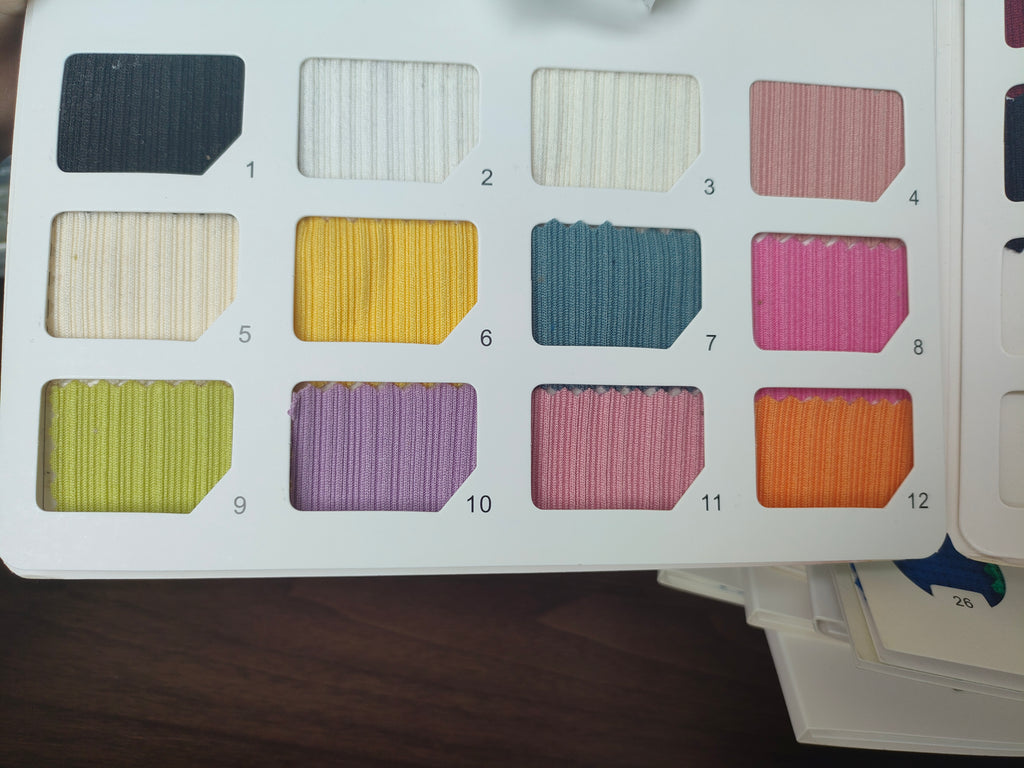 677 Cey | Pleated Stripe Fabric | Polyester Spandex Blend | 165cm 250gsm / Ready Made