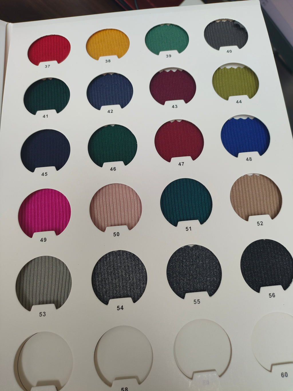 642   2×2 Rib Knit Fabric | 165cm 250gsm Brush and without Brush  / Ready Made